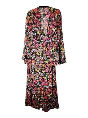 Guess lightweight floral duster / kimono size large